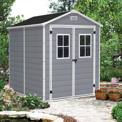 Abri de jardin en résine 4,4 m² Premium 86 Gris - Keter