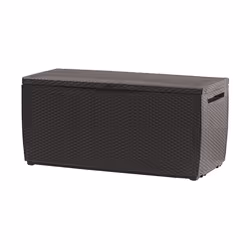 Keter Capri, Boîte de rangement, Marron, Rectangulaire, Résine, Monochromatique, Extérieure