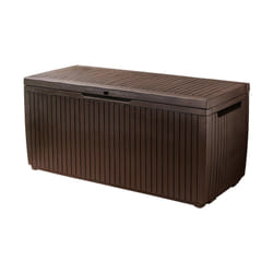 Keter Springwood Boîte de rangement Rectangulaire Résine Marron