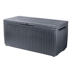 Keter Springwood Boîte de rangement Rectangulaire Résine Gris
