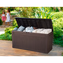 Keter 17202623 Boîte de rangement Rectangulaire Bois Marron - Vue supplémentaire 4
