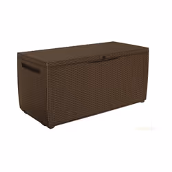Dimensions extérieures Largeur : 123,0 cm Profondeur : 53,5 cm Hauteur : 57,0 cm Idéal pour ranger coussins et outils de jard ...