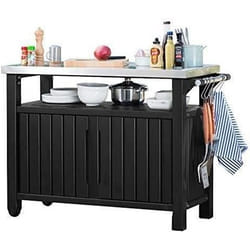 Keter Organiseur Connect - Noir table de jardin