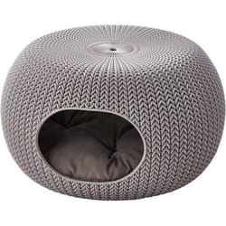 Curver Lit pour chat Knit Beige Sable 6,7 x 32,5 x 6,7 cm