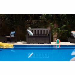 Keter Patio banc de jardin Solide Résine