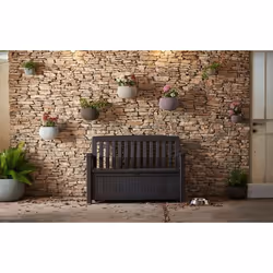 Keter Patio banc de jardin Solide Résine