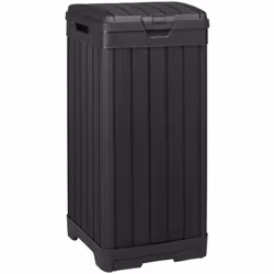 Caractéristiques du Baltimore poubelle en plastique 125L, 87,4 x 41 x 41 cm, Noir (236997) : Caractéristiques et avantages: D ...