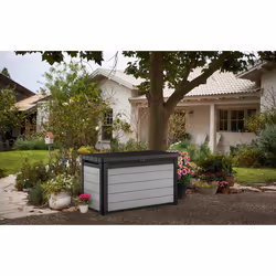 Keter 17205969 Boîte de rangement Rectangulaire Résine Gris