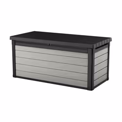 Keter 17205943, Boîte de rangement, Noir, Gris, Rectangulaire, Résine, Monochromatique, Extérieure