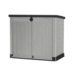 Keter Coffre de rangement Store-It-out Ace coffre de jardin résistant aux intempéries Anthracite - 1200L - 145.5x82x123 cm