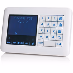 Clavier déporté LCD avec lecteur de badge - Alarme Visonic PowerMasterCe clavier Visonic est en réalité bien plus qu'un simpl ...