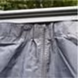 Set de 4 rideaux pour tonnelles grise 3 x 3 m et 36 x 36 m