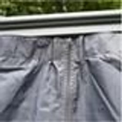 Set de 4 rideaux pour tonnelles grise 3 x 3 m et 36 x 36 m