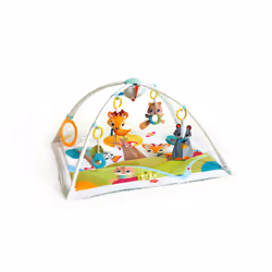 Tiny Love Gymini Deluxe Into the Forest, Tapis de gymnastique pour bébé, Barre d'activités, Sonore, Multicolore