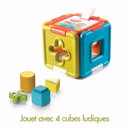 Tiny Love 2 in 1 Shape Sorter & Puzzle, 0,5 an(s), Plastique, Multicolore