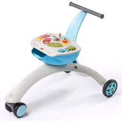 TINY LOVE Tiny Rider 5 en 1 Trotteur et Porteur Chariot de Marche Bleu