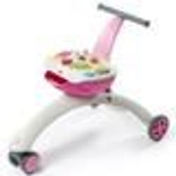 TINY LOVE Tiny Rider 5 en 1 Trotteur et Porteur Chariot de Marche Rose