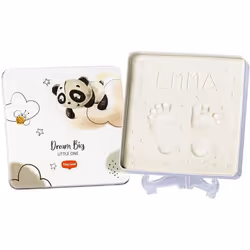 Tiny Love Magic Box Square Empreinte main pied bebeTesté dermatologiquement Kit Argile Cadeau personnalisé Bebe Tiny Creation ...