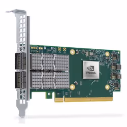 Nvidia ConnectX-6 Dx EN, Interne, Avec fil, PCI Express, Fibre, 25000 Mbit/s, Vert, Gris