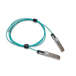 Nvidia MFS1S00-H005V câble de fibre optique 5 m QSFP56 Noir, Bleu