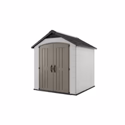 Keter Montfort 7511, Double, Toit à pignon, Noir, Gris, 1 portes(s), Acier