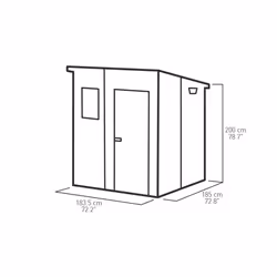 Keter Manor Pent 6x6 - Vue supplémentaire 7
