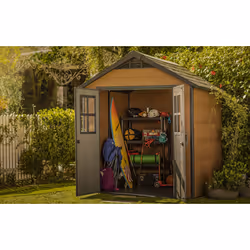 Keter Newton 757 Abri en plastique et bois