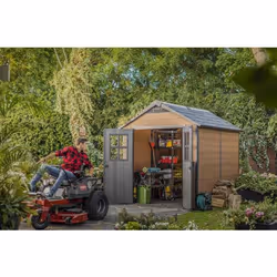 Keter Newton 759 Abri en plastique et bois