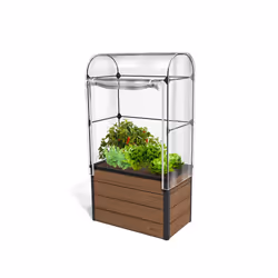 Colibri 7803.034 pot à fleurs Jardinière Autonome Composite, Nylon Bois