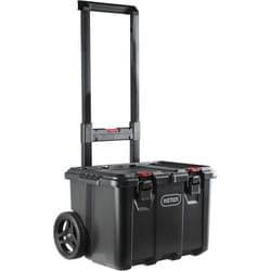 Boîte à outils Keter sur valise à roulettes