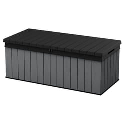 Keter - Boîte de rangement de jardin Darwin 380 l Gris