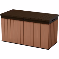 Donnez un coup de jeune à votre espace extérieur avec le coffre de rangement Darwin. Fabriqué avec le NOUVEAU composite Evote ...