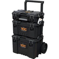 256982 roc pro Set de boîtes à outils plastique noir - Keter