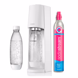 SodaStream Terra Megapack, Blanc, Plastique, 1 L, 60 L, 134 mm, 198 mm
