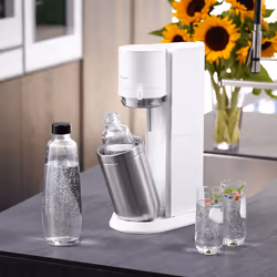 SodaStream Duo Acier inoxydable, Blanc