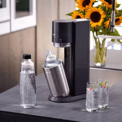 SodaStream Duo Noir, Acier inoxydable