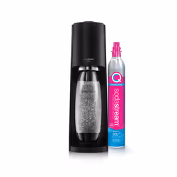 SodaStream Terra, Noir, Plastique, 1 L, 60 L, 133 mm, 195 mm