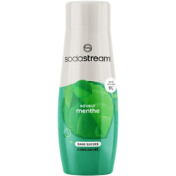 Sodastream - Sirop et concentré Concentre Saveur menthe sans sucres 440ml