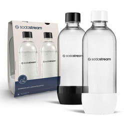 Bouteille Jet - SODASTREAM - 1 L - Lot de 2 - Compatible lave-vaisselle - Sans BPA
