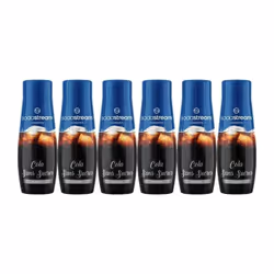 Lot de 6 Concentrés Cola Sans Sucres Sodastream Découvrez le lot économique de 6 concentrés Cola Sans Sucres Sodastream (440m ...