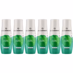 Concentrés SODASTREAM - Lot de 6 concentrés Menthe sans sucres - Jusquà 54L de boissons - 440 ml