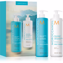 Tout le nécessaire pour de beaux cheveux en un seul produit. Le coffret cosmétique Moroccanoil Frizz Control Kit ne contient ...