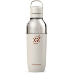 Bouteille isotherme SODASTREAM - Fizz&Go Easy-Mix - 071 L - Pour Machine à eau pétillante et Soda - Garde froid 6h - Sable