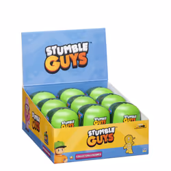 Stumble Guys Figure In Blind Cap 18 Pcs CDU, 8 an(s), Stumble Guys, Couleurs assorties, Plastique