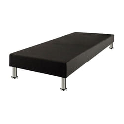 Ebac Literie - Sommier tapissier + jeu de pieds 90x200 Deco