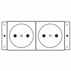 Kramer Electronics TS-2DE, 100 - 240 V, 5 A, 50 - 60