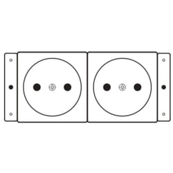 Kramer Electronics TS-2DE prise de courant