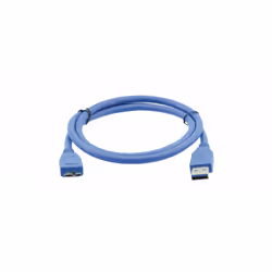 Kramer Electronics C-USB3/MICROB-3, 0,9 m, USB A, Micro-USB B, USB 3.2 Gen 1 (3.1 Gen 1), 4800 Mbit/s, Bleu