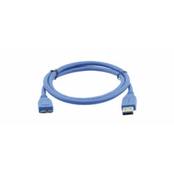 Kramer Electronics C-USB3/MICROB-3 câble USB 0,9 m USB 3.2 Gen 1 (3.1 Gen 1) USB A Micro-USB B Bleu