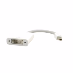 Kramer Electronics Mini DisplayPort (M) to DVI−D (F), 0,15 m, Mini DisplayPort, DVI-D, Mâle, Femelle, Blanc